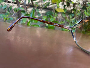 Vintage Christian Dior 2499 66 08 Silver Oval Sunglasses Glasses B26