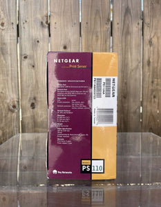 Boxed Netgear Print Server Model PS110 10/100 MPS - B30