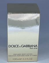 Load image into Gallery viewer, DOLCE &amp; GABBANA &quot; the One &quot;  Perfumed Body Lotion 100ml / 3.3 oz  New In Box B36