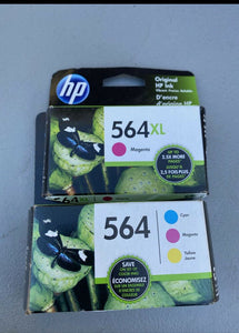 New HP 564XL Magenta & 564 XL (2)Ink Cartridge Set  B5