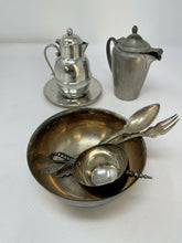 Load image into Gallery viewer, MIXED LOT ANTIQUE TABLEWARE LOT TILTING WATER PITCHER, BOWL  B38