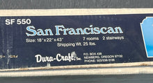 Load image into Gallery viewer, VINTAGE DURA-CRAFT SAN FRANCISCAN MANSION IN MINIATURE DOLLHOUSE 1980 NIB SP550