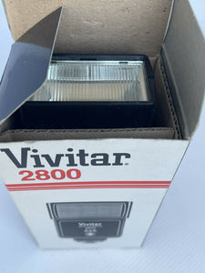 NIB Vivitar Auto Thyristor 2800 Bounce Flash Vintage B37
