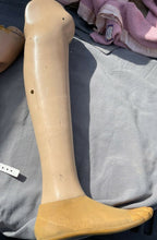 Load image into Gallery viewer, Vintage Prosthetic Leg with Feet &quot;Kingsley Strider&quot; 8 With Bonus Arm!!