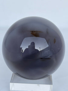 Hand carved ~ BARITE - Sphere BALL - - RARE!!! B45