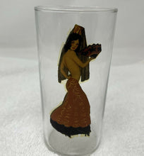 Load image into Gallery viewer, 1940s Risque Pin-up Girl Drinking Glass B46