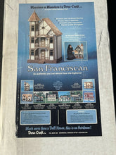 Load image into Gallery viewer, VinTAGE DURA-CRAFT SAN franciscan mansion in MinIATURE dollhouse 1980 nib sp550