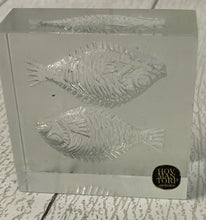 Load image into Gallery viewer, Hovmantorp Sweden Art Glass Fish In Ice B64