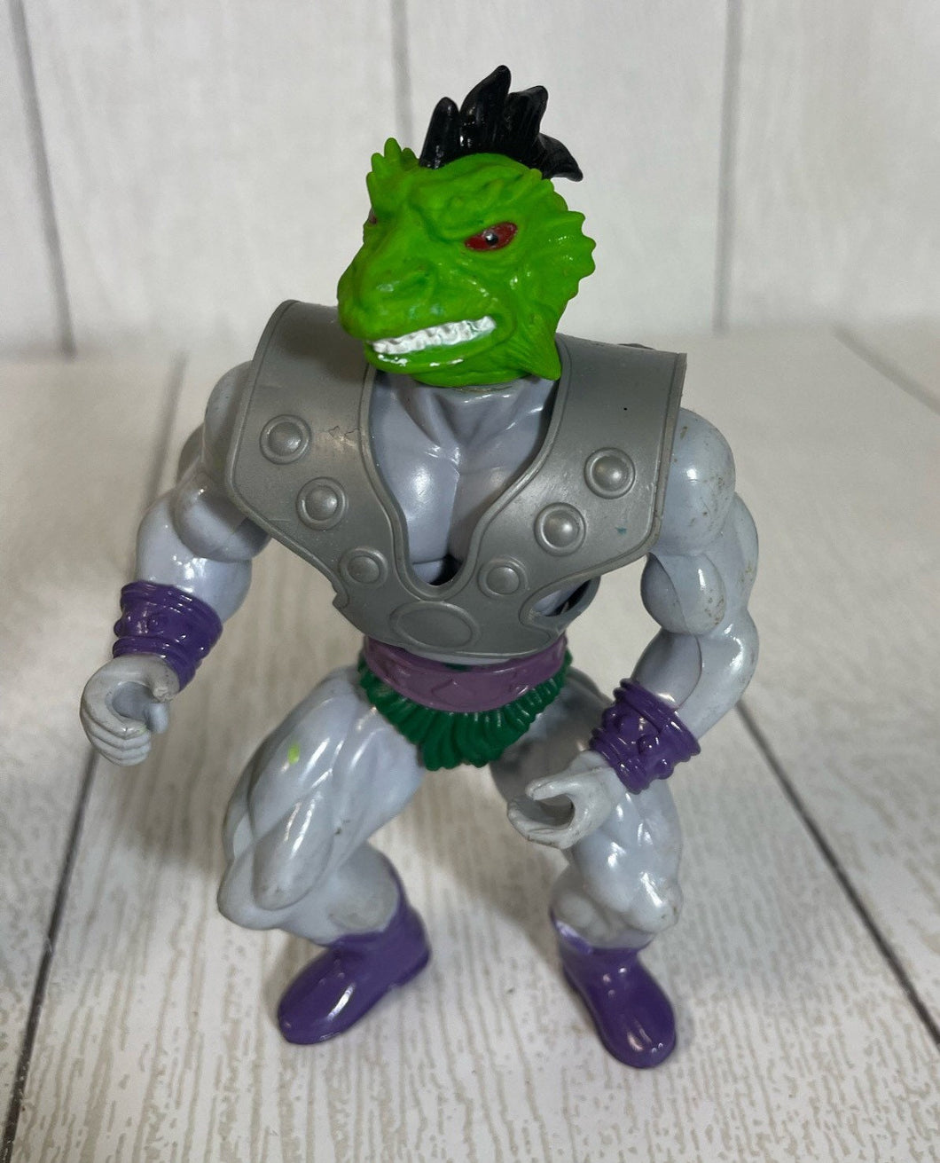 Vintage GALAXY FIGHTERS 1987 Iguana loose figure motu ko sewco Hong Kong B61