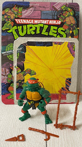 Playmates Teenage Mutant Ninja Turtles Michelangelo Figure 1989 BB