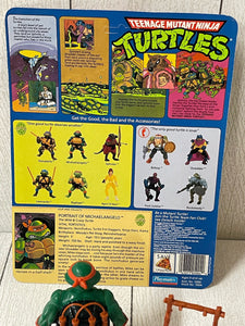 Playmates Teenage Mutant Ninja Turtles Michelangelo Figure 1989 BB