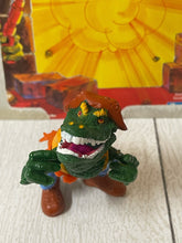 Load image into Gallery viewer, Vintage 1989 TMNT Ninja Turtles Leatherhead Complete Accessories Card BB