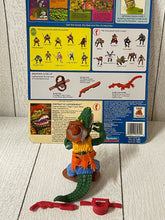 Load image into Gallery viewer, Vintage 1989 TMNT Ninja Turtles Leatherhead Complete Accessories Card BB