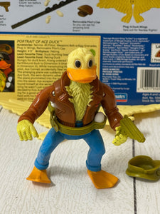 Ace Duck 100% Complete Teenage Mutant Ninja Turtle TMNT 1989 Playmates BB