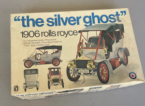 1/16 Scale The Silver Ghost 1906 Rolls Royce Model Kit Entex Sealed Parts