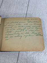 Load image into Gallery viewer, 1935 Hand Written Travel log very interesting and fun read B70