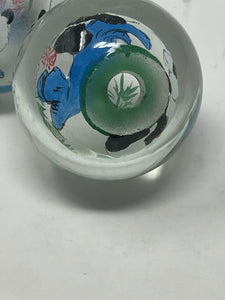 Glass Panda paperweight B50