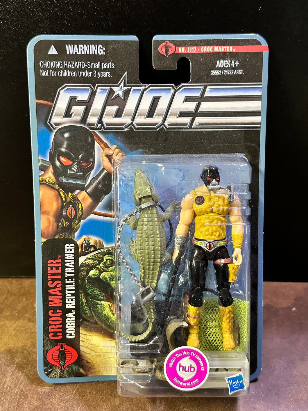 Gi Joe Pursuit of Cobra Croc Master Action Figure
