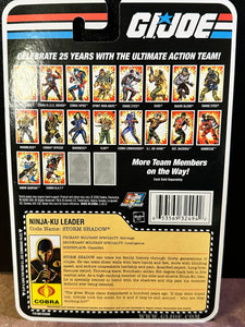 GI Joe 25th Anniversary Ninja-Ku Leader Storm Shadow (2008) Hasbro 3.75 Inch Figure