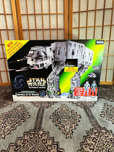Star wars power of the force electronic imperial at-at walker 1997 seald