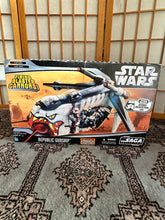 Load image into Gallery viewer, New star wars clone wars the saga collection republic gunship never opened