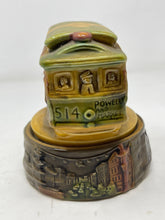 Load image into Gallery viewer, San Francisco Street Car Music Box Pottery Vintage Powell &amp; Mason ST B51