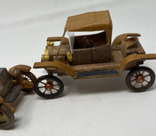 Load image into Gallery viewer, Vintage Car Club of America Lot OF 2 Wood Models From Kits BY XACTO B52