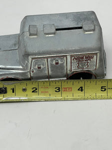 Vintage 1950’s / 1960’s Callen Mfg. Metal Armored Truck Still Bank B50