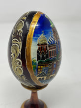 Load image into Gallery viewer, Hand Lacquered Painted  St. Petersburg Wooden Egg B50