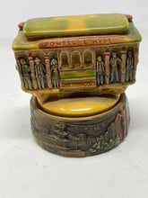 Load image into Gallery viewer, San Francisco Street Car Music Box Pottery Vintage Powell &amp; Mason ST B51
