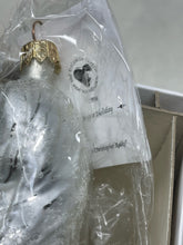 Load image into Gallery viewer, Vintage Liz Taylor Christopher Radko Sugar Holiday Blown Glass Ornament Charity Aids B57