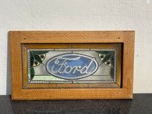Load image into Gallery viewer, Vintage Custom Ford stained glass! Rare!!