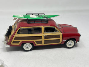 Vintage 1960’s Collectible Die Cast Woody With Surf Board by Sunnyside LTD B54