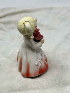 Vintage January Angel of the Month - Ceramic Figurine Aquarius