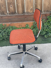 Load image into Gallery viewer, Vintage mid century Hag Oslo Norway Hakon Granlund A/S Rust office desk chair