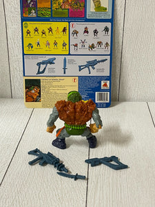 Complete TMNT 1989 General Traag Ninja Turtles Figure Vintage w/weapons BB