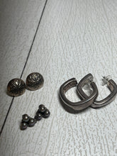 Load image into Gallery viewer, Vintage Sterling Silver Earrings Lot of (3 sets)