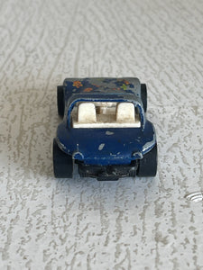 Hot Wheels Redline Dune Daddy Blue Flowers Hong Kong 1969 Base B61