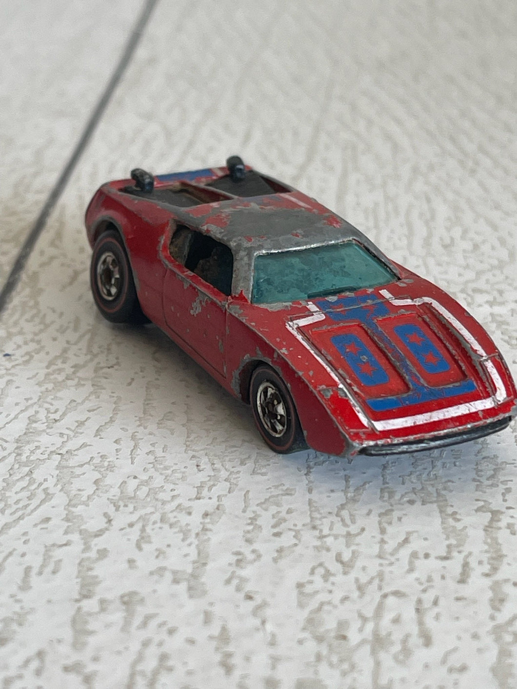 Vintage 1969 Hot Wheels Redline warpath car for restoration B61