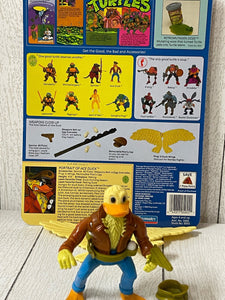 Ace Duck 100% Complete Teenage Mutant Ninja Turtle TMNT 1989 Playmates BB