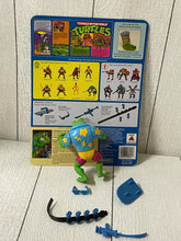 Load image into Gallery viewer, Genghis Frog 100% Complete 1989 Teenage Mutant Ninja Turtle Vintage Playmates BB