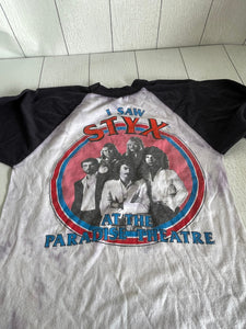Vintage 1981 Styx World Tour Concert Tee, ‘81 Styx Band Baseball Tee.