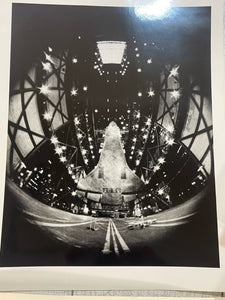 NASA/ Lockheed Fisheye view Of Shuttle Columbia -Press release B66