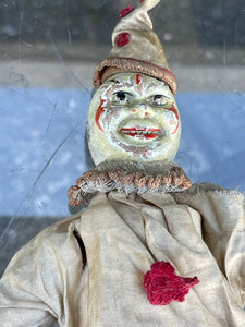 Vintage Schoenhut Humpty Dumpty Circus Clown Composition Head B72