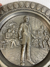 Load image into Gallery viewer, International Silver Co Solid Pewter Plate Abraham Lincoln - Limited Edition
