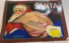 Load image into Gallery viewer, Original* SANTA Claus St Nick Christmas Ventura *Rare ORANGE* Label Not A Copy! B69