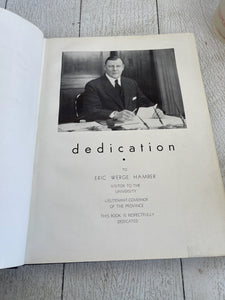 1935 University Of British Columbia Yearbook~The Totem,1935~Vancouver, Canada B73