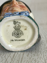 Load image into Gallery viewer, Pair of Royal Doulton “Mr. Micawber” &amp; John Peel Toby mug, 3-1/2 in tall, vintage B74