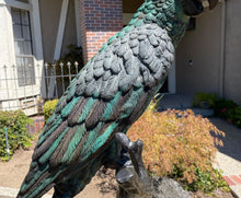 Load image into Gallery viewer, Late 20th Century Monumental Bronze Parrot Sculpture after Jules Moigniez