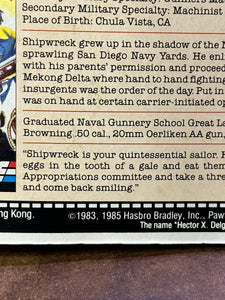 Vintage Hasbro GI Joe ARAH Shipwreck MOC sealed 1985/1986 On card!!